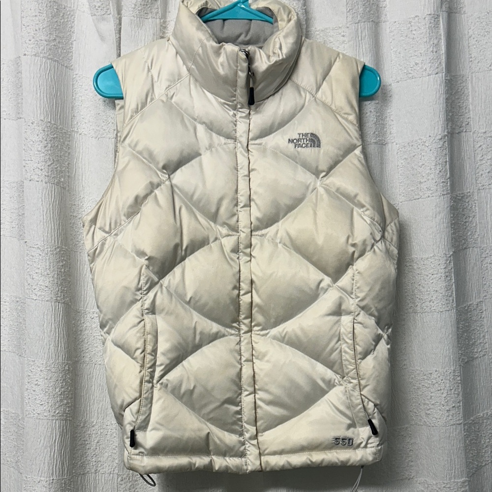The North Face Women's Off-White Quilted Vest